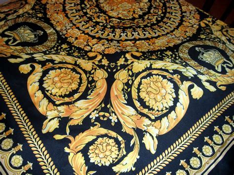 vintage versace print fabric|Versace baroque print.